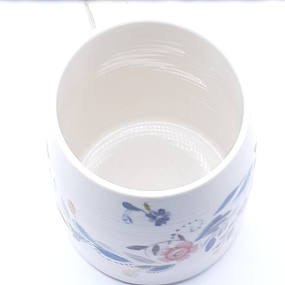 Anthropologie Petal Palette Monogram Mug "E" | 14 oz Stoneware - Picture 4 of 7